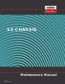 S2 Chassis Maintenance Manual