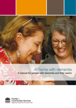 At home with dementia