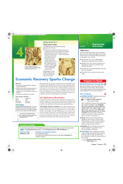 Economic Recovery Sparks Change