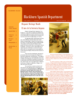 Blackburn Spanish Department