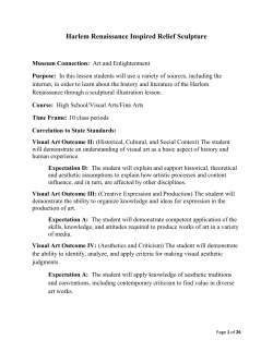 Harlem Renaissance Inspired Relief Sculpture