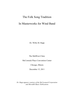 MidWest Handout 2011 - Willis Rapp