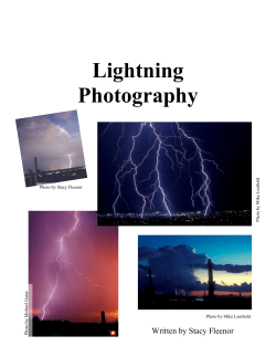Lightning Photography - Colorado 4-H