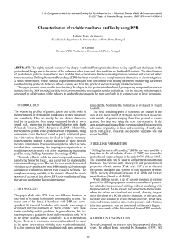 Characterization of variable weathered profiles by using DPR