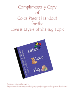 Love is In the Palm of Your Hand