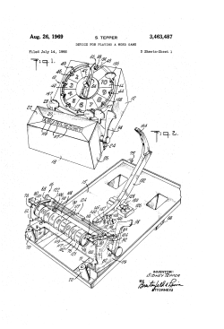 Device for playing a word game