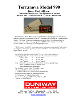 Terranova® 990 Data Sheet