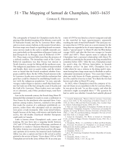 The Mapping of Samuel de Champlain, 1603&ndash;1635