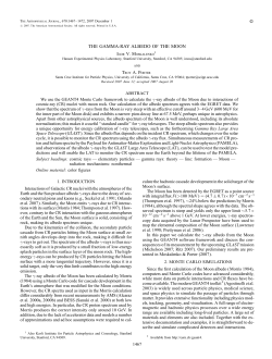THE GAMMA-RAY ALBEDO OF THE MOON