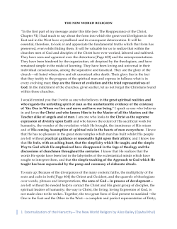 1 Externalization of the Hierarchy&mdash;The New World Religion by Alice