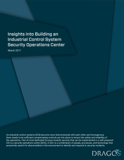 Insight into ICS SOC