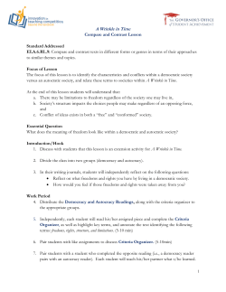 Compare and Contrast Lesson