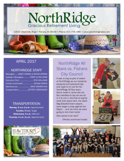 April 2017 Newsletter