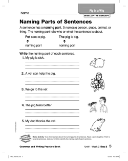 grammar 005-008 - MrsBryantReadingStreetStuff