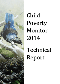 Child Poverty Monitor 2014: Technical Report