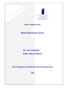 Dubai Real Estate Sector