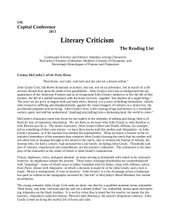 Literary Criticism