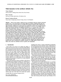 Tidal dynamics in the northern Adriatic Sea