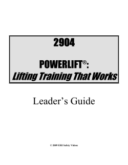 the Leader`s Guide