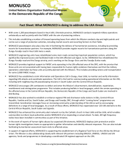 monusco - the United Nations