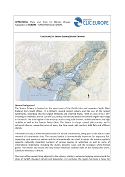 Case Study 1b - Severn Estuary, Bristol Channel