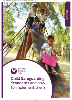 Child Safeguarding Standards and how to implement them