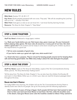 NEW rULES