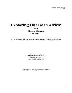 Exploring Disease in Africa