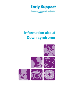 Information about Down syndrome - Leicestershire Partnership NHS