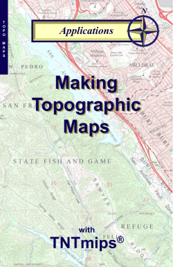 Applications: Making Topographic Maps