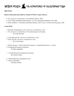 The Adventures of Huckleberry Finn