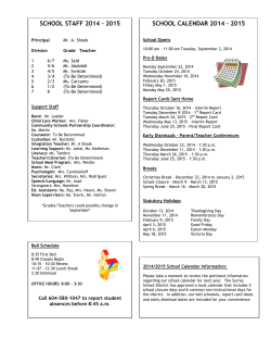 Planner Calendar 2014 2015