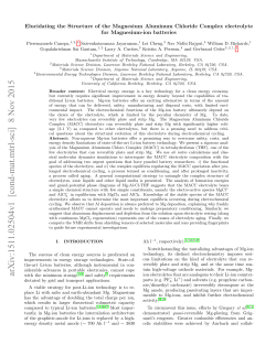 Elucidating the Structure of the Magnesium Aluminum Chloride