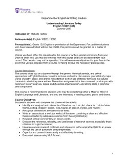 Syllabus - Western University