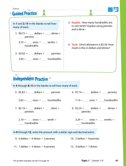 In 1 and 2, fill in the blanks to tell how many of each. 3. Explain How