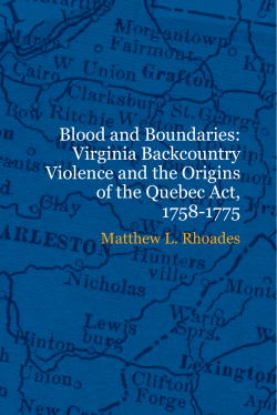 Blood and Boundaries - Open Access Textbooks