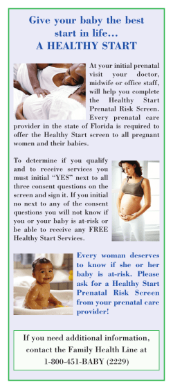 4x9 flyer 2 (Page 1) - Healthy Start Coalition of Miami-Dade