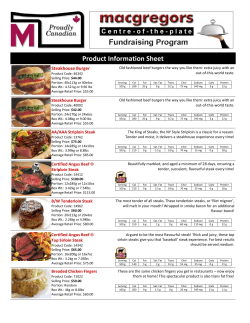 Product Information Sheet