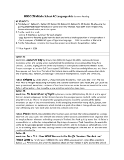 DODGEN Middle SchoolAC Language Arts Nonfiction