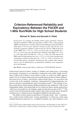 Criterion-Referenced Reliability and Equivalency