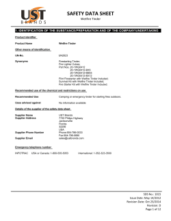 safety data sheet