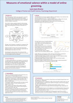 Emotional valence conference poster