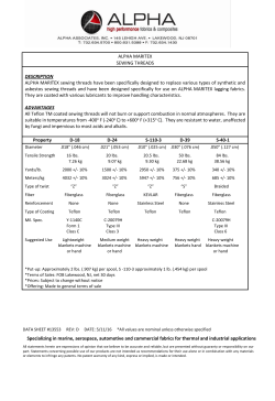 ALPHA MARITEX SEWING THREADS
