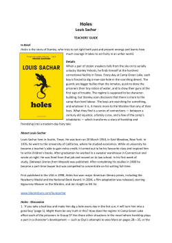 Louis Sachar - Bloomsbury Publishing