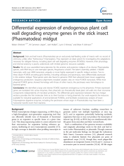 Differential expression of endogenous plant cell wall degrading