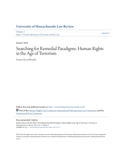 Searching for Remedial Paradigms: Human Rights in the Age of