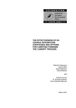 New Framework for Chapter 5 (aka Chapter 4)