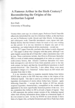 A Famous Arthur in the Sixth Century? Reconsidering the Origins of