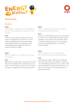 Find the facts - Origin Energy