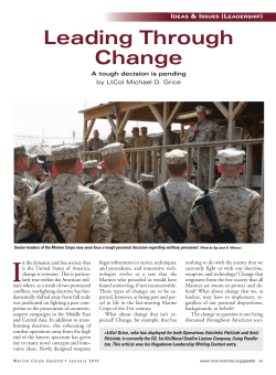 Marine Corps Gazette - January 2010